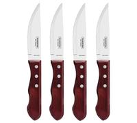 Tramontina Jumbo, set 4 coltello da bistecca dentato a punta, manico poliwood ro