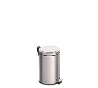 Tramontina Pattumiera da 12 litri, per interni ed esterni, con pedale, in acciaio inox, diametro 25,5 cm x altezza 40 cm, 94538112