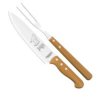 Tramontina set arrosto Polywood acciaio inox marrone Set 2 Pezzi