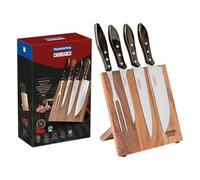 Tramontina Set con Supporto Magnetico per Coltelli 5 pezzi, Polywood