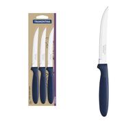 Tramontina - Set di 3 coltelli da barbecue - Colore blu - Ipanema