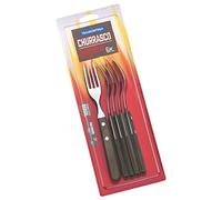 Tramontina Set di Forchette Jumbo Polywood Castagno 6 pezzi | in Acciaio Inox