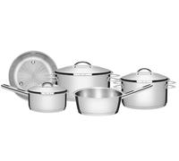 Tramontina Set di Pentole Solar in Acciaio Inox con Fondo Triplo 5 Pezzi