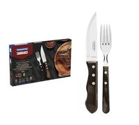Tramontina Set di Posate Jumbo Carne/BBQ Polywood 12 pezzi