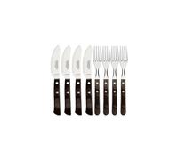 Tramontina Set per Pizza, individuali in legno, lama in acciaio inox dentata, Polywood FSC® 8 pezzi