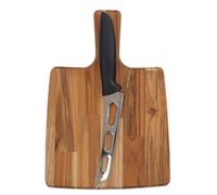 Tramontina Set tagliere con coltelli per formaggi in legno di teak 2 pezzi