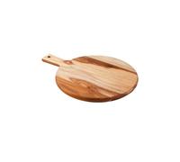 Tramontina Tagliere rotondo per Pizza legno di teak certificato Kitchen 40 x 28 cm