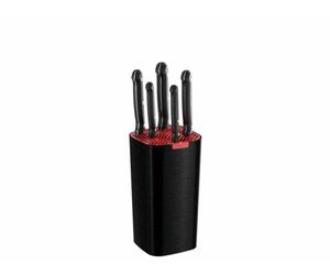 Tramontina Ultracorte Set da 6 Pezzi con Blocco, Nero 23899/078