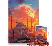 Tramonto a Istanbul Turchia Puzzle da 1000 pezzi per adolescenti Puzzle solido Logic Giocattolo Calmo Divertimento Taglio di precisione Articolo di Babbo Natale Desiderio 50x75cm