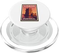 Tramonto a Lisbona Portogallo Alba Alba Viaggi Art Graphic PopSockets PopGrip per MagSafe