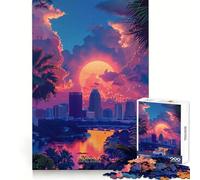 Tramonto a Orlando, Florida Puzzle da 1000 pezzi per adolescenti Ricorda, migliora, calma la mente, disegno nitido, da collezione 50x75cm