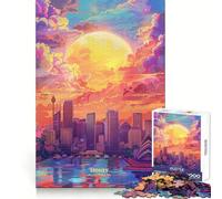 Tramonto a Sydney, Australia - Puzzle per ragazzi da 1000 pezzi - Un rompicapo rilassante e divertente - Un regalo perfetto 38x26cm