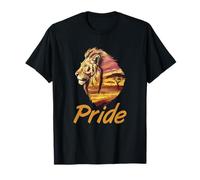 Tramonto africano della savana del Lion Pride Maglietta