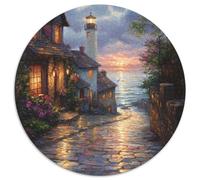 Tramonto al porto Jigsaw Puzzle Impossibili 1000 Pezzi Decorazione Per La Casa. Rilassamento E Intelligence Per Adulti E Ragazzi Da 14 Anni 1000pcs (67.5x67.5cm)