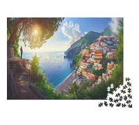 Tramonto al porto Puzzle Impossibili 1000Pcs Decorazione Per La Casa. Rilassamento E Intelligence Per Adulti E Bambini Da 12 Anni 1000pcs (75x50cm)