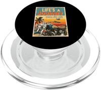Tramonto Biker Lifes Un Viaggio Godere Il Giro Moto Amante PopSockets PopGrip per MagSafe