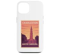 Tramonto Charleston South Carolina SC Alba Travel Art Graphic Custodia per iPhone 13