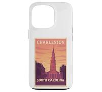 Tramonto Charleston South Carolina SC Alba Travel Art Graphic Custodia per iPhone 13 Pro