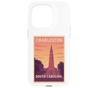 Tramonto Charleston South Carolina SC Alba Travel Art Graphic Custodia per iPhone 15 Pro
