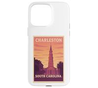 Tramonto Charleston South Carolina SC Alba Travel Art Graphic Custodia per iPhone 15 Pro Max