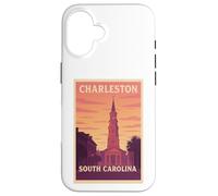 Tramonto Charleston South Carolina SC Alba Travel Art Graphic Custodia per iPhone 16