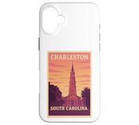 Tramonto Charleston South Carolina SC Alba Travel Art Graphic Custodia per iPhone 16 Plus