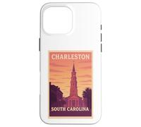 Tramonto Charleston South Carolina SC Alba Travel Art Graphic Custodia per iPhone 16 Pro Max
