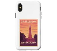 Tramonto Charleston South Carolina SC Alba Travel Art Graphic Custodia per iPhone X/XS