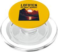 Tramonto delle Isole Lofoten Norvegia PopSockets PopGrip per MagSafe