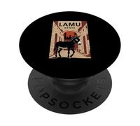 Tramonto di Lamu Kenya PopSockets PopGrip Adesivo
