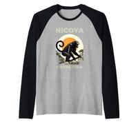 Tramonto di Nicoya Costa Rica Maglia con Maniche Raglan