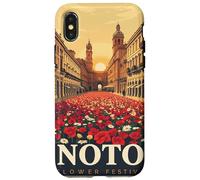 Tramonto dorato della Festa dei Fiori di Noto - Italia Custodia per iPhone X/XS