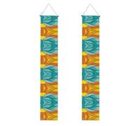 Tramonto e alba con onde del mare oceano laurea portico banner decorazioni da appendere cartello riutilizzabile feste universitarie cerimonie porta d'ingresso