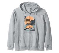 Tramonto El Nido Felpa con Cappuccio