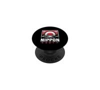 Tramonto giapponese, elegante design orientale PopSockets PopGrip Adesivo