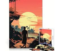 Tramonto in Medio Oriente - Puzzle da 1000 pezzi per ragazzi - Gioco di logica e abilità - Leggero e rilassante - Taglio preciso - Regalo classico 50x75cm