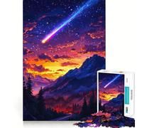 Tramonto in montagna con puzzle per adulti da 1000 pezzi Logic Boost Toy Group Joy Premium Edge Bday Surprise (50x75cm)