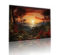 Tramonto Jigsaw Puzzle Adulti 3000 pezzi Jigsaw Puzzles Classici Arte Impossibili Grandi Dimensioni Paesaggio per Ragazzi Divertimento Rilassamento e Intelligence, Regalo Uomo e Donna 81x122cm t-557