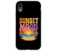 Tramonto Mood Spiaggia Tropicale Oceano Vibrazioni Estive Custodia per iPhone XR