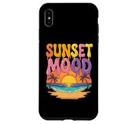 Tramonto Mood Spiaggia Tropicale Oceano Vibrazioni Estive Custodia per iPhone XS Max