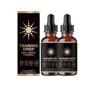 Tramonto naturale Glow auto-brodo gocce Bere brodi senza sole gocce con ingredienti organici naturali brodi orali supplemento per viso e corpo da bere (2pcs)