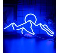 Tramonto nel Deserto Insegne al Neon Led Blu Luci da Parete al neon a Forma di Paesaggio Del Segno Della luce al Neon per il Segno del Partito Della Decorazione