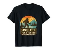 Tramonto Pesca a Mosca Sasquatch Maglietta