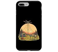 Tramonto portatile del campo dell'antenna del giorno del campo Custodia per iPhone 7 Plus/8 Plus