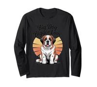 Tramonto retrò di San Bernardo - Big Dog Bigger Love Maglia a Manica