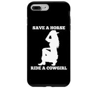 Tramonto Salvare Un Cavallo Cavallo Un Cowgirl Custodia per iPhone 7 Plus/8 Plus