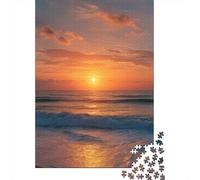 Tramonto spiaggia Rompicapo Da Tavolo 1000 Pz Tramonto oceano Incisione Precisa Per 14 Anni E Oltre Dettagliati Divertimento Edizione Speciale 70x50cm/1000pcs