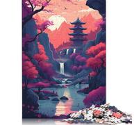 Tramonto sul lago 1500 puzzle per adulti Friendly Materials Puzzle fantastici per adulti per ragazzo o ragazza 1500 pezzi (85x57 cm)