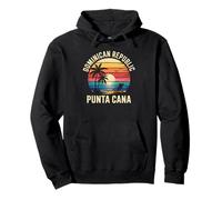 Tramonto sulla Spiaggia di Punta Cana Repubblica Dominicana Felpa con Cappuccio