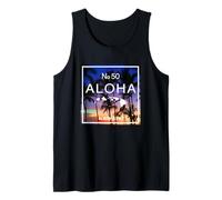 Tramonto sull'isola Hawaiana - Aloha No. 50 Palm Tree Paradise Canotta
